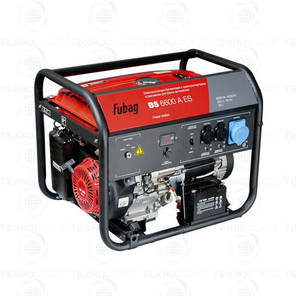 FUBAG BS6600 A ES Бензиновый генератор на 6,5 кВт, FUBAG BS6600 A ES