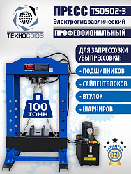 Пресс гидравлический 100 тонн с электроприводом, TS0502-3