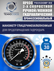 Пресс гидравлический 30 тонн, TS0500BF-30